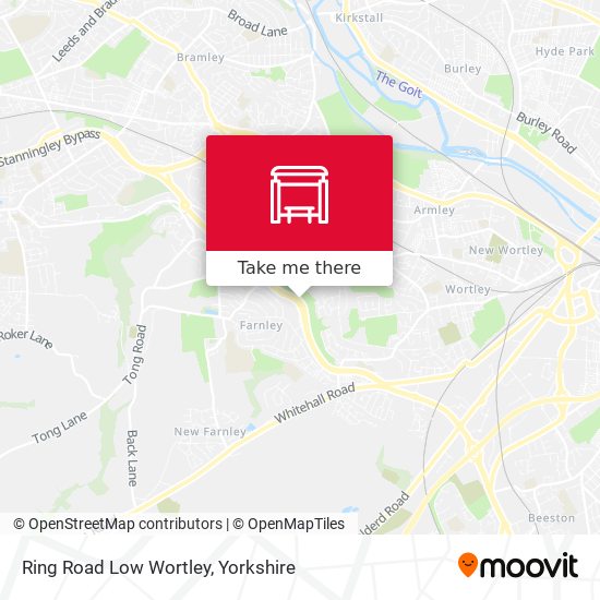 Ring Road Low Wortley map
