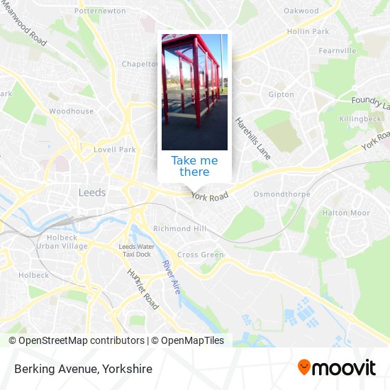 Berking Avenue map