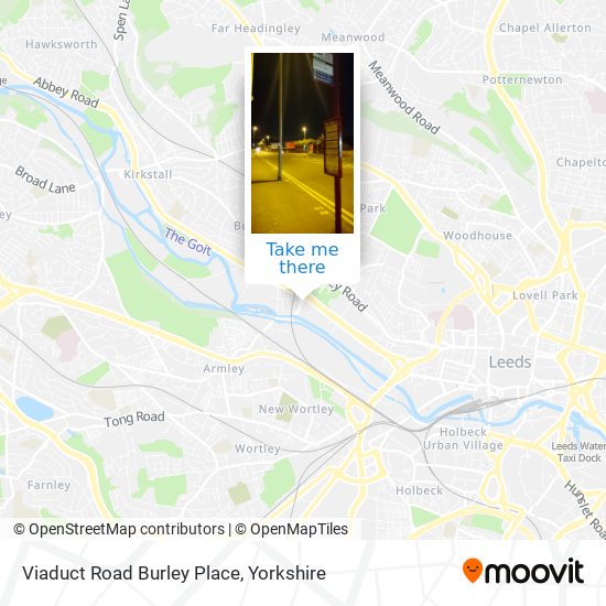 Viaduct Road Burley Place map