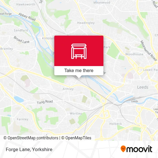 Forge Lane map
