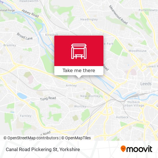 Canal Road Pickering St map