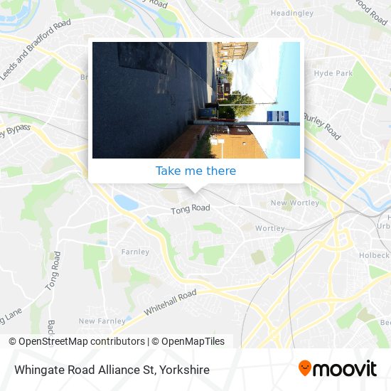 Whingate Road Alliance St map