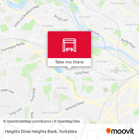 Heights Drive Heights Bank map