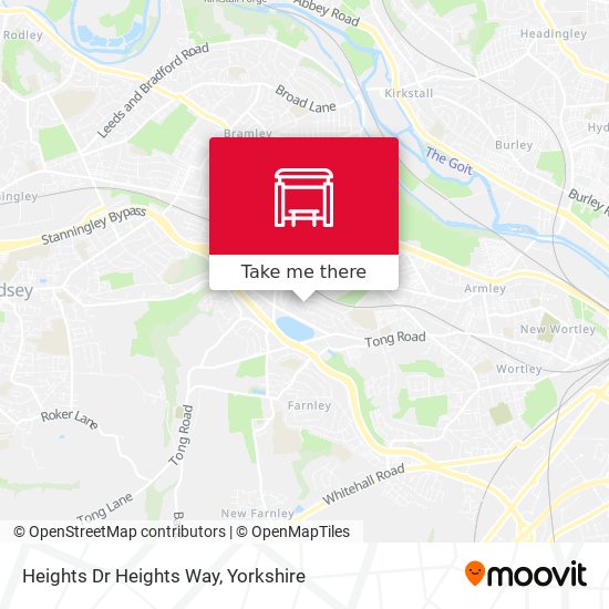 Heights Dr Heights Way map