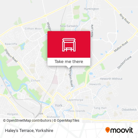 Haley's Terrace map