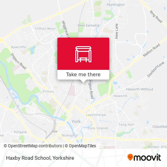 Haxby Road School map