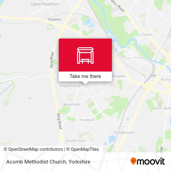 Acomb Methodist Church map