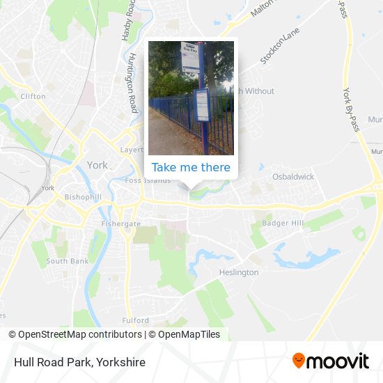 Hull Road Park map