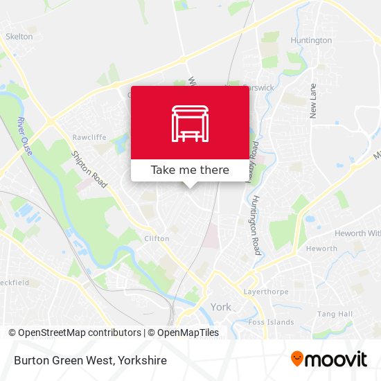 Burton Green West map