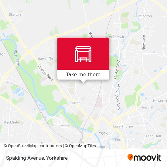 Spalding Avenue map