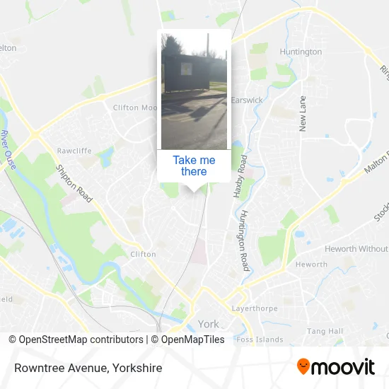 Rowntree Avenue map