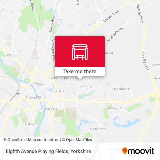 Eighth Avenue Playing Fields map
