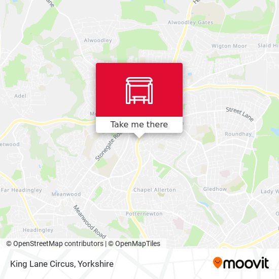 King Lane Circus map