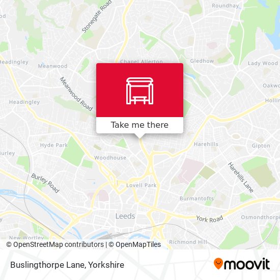 Buslingthorpe Lane map