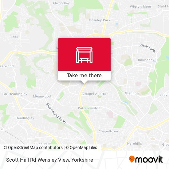Scott Hall Rd Wensley View map