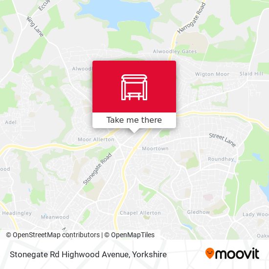 Stonegate Rd Highwood Avenue map