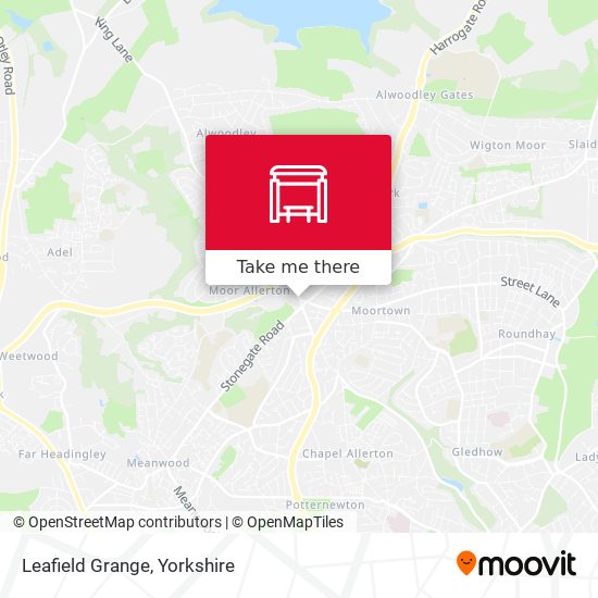 Leafield Grange map