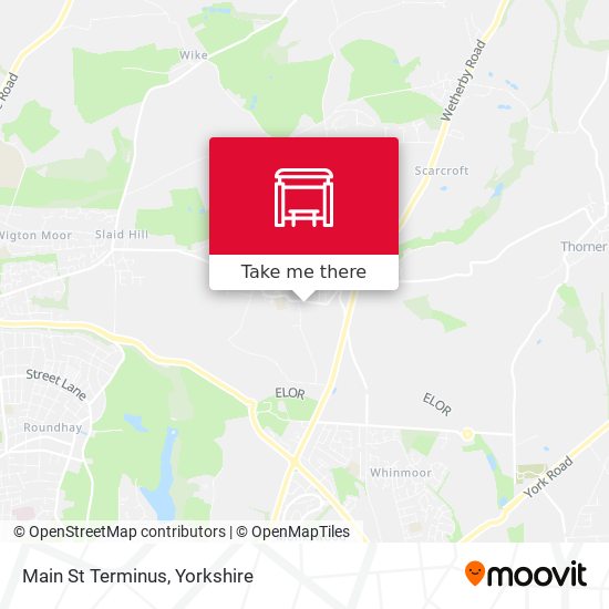Main St Terminus map