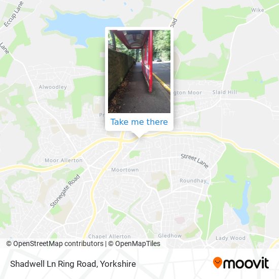 Shadwell Ln Ring Road map