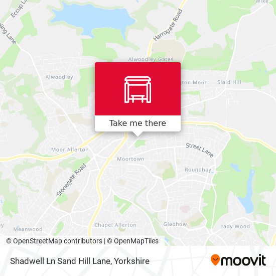Shadwell Ln Sand Hill Lane map