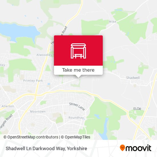 Shadwell Ln Darkwood Way map