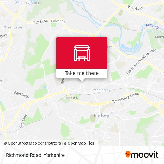 Richmond Road map