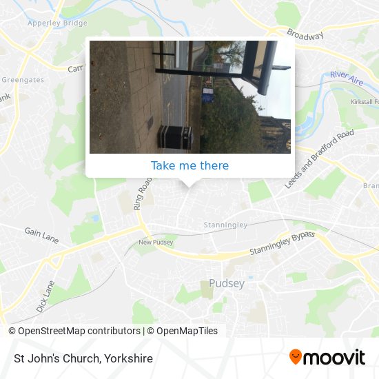 St John's Church map
