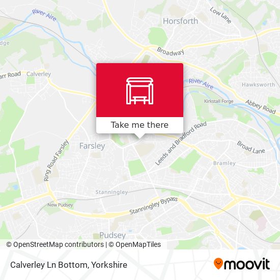 Calverley Ln Bottom map