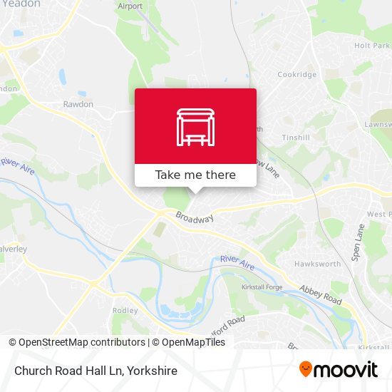 Church Road Hall Ln map