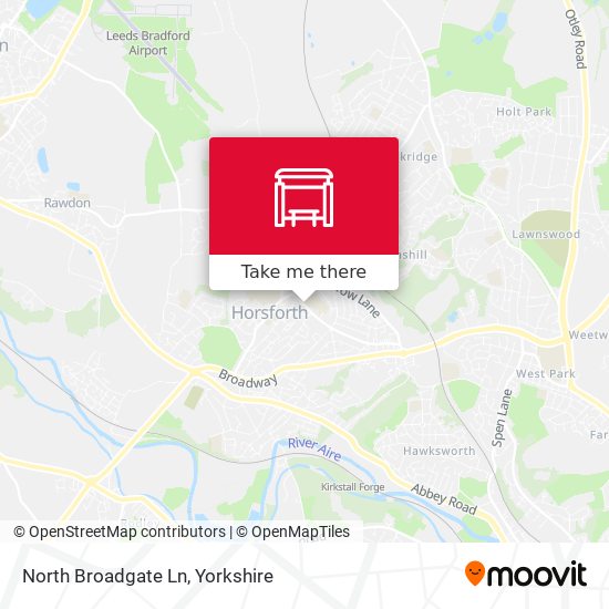 North Broadgate Ln map