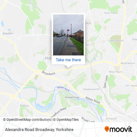 Alexandra Road Broadway map