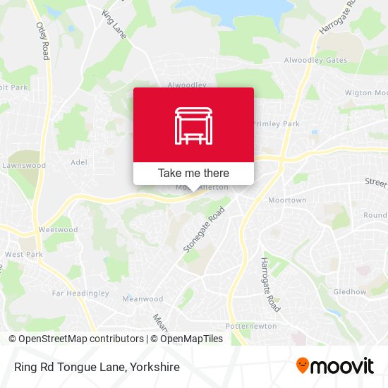 Ring Rd Tongue Lane map