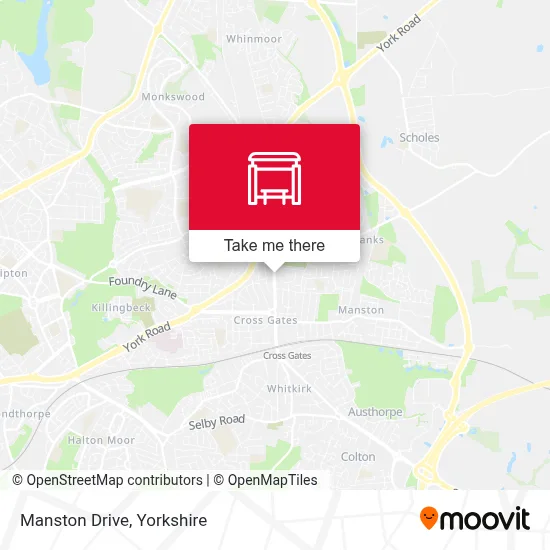 Manston Drive map