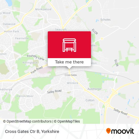 Cross Gates Ctr B map
