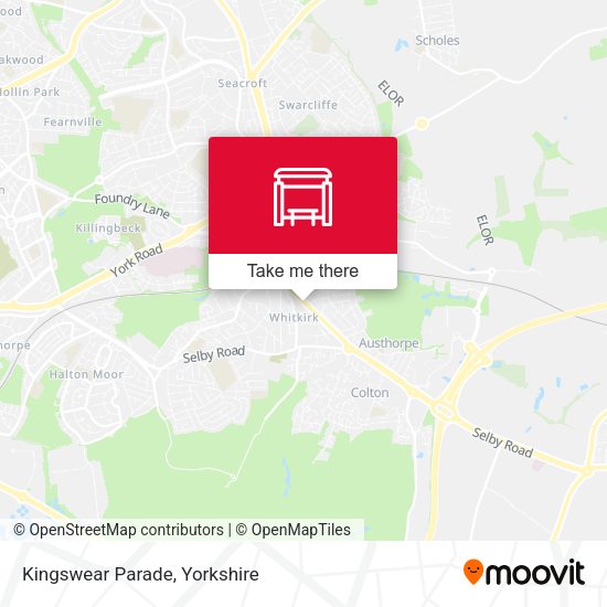 Kingswear Parade map