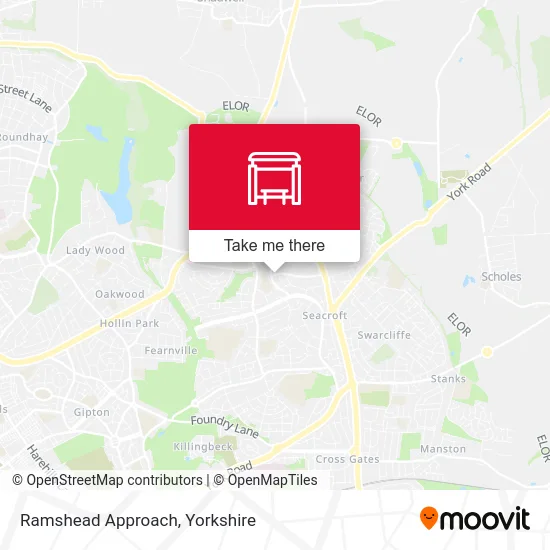 Ramshead Approach map