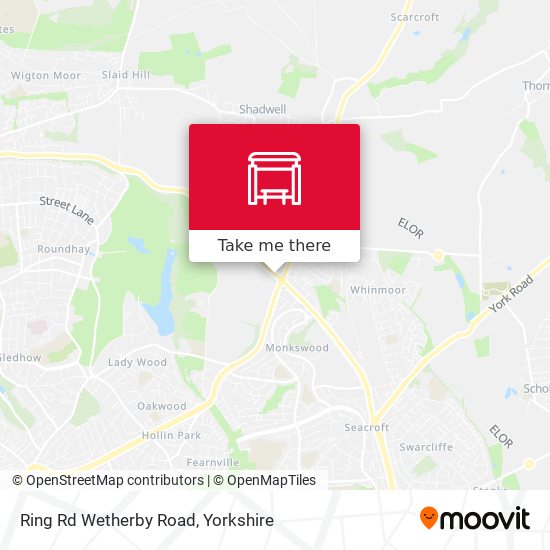 Ring Rd Wetherby Road map
