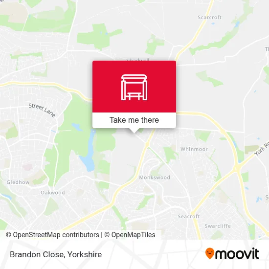 Brandon Close map