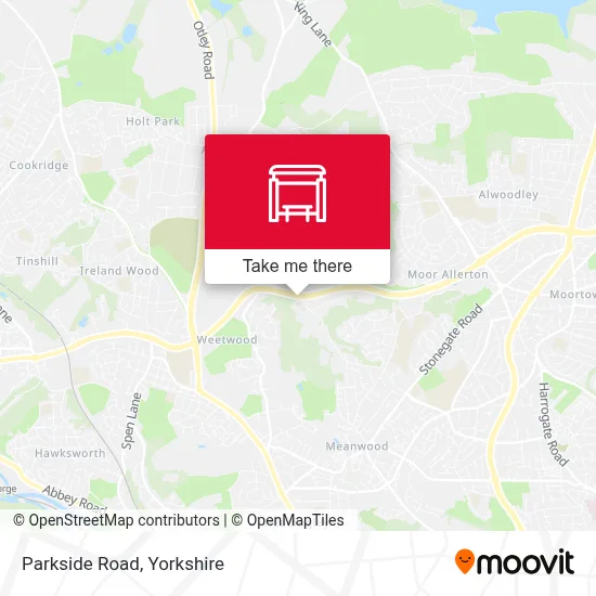 Parkside Road map