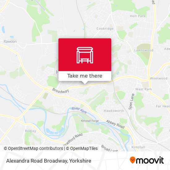 Alexandra Road Broadway map