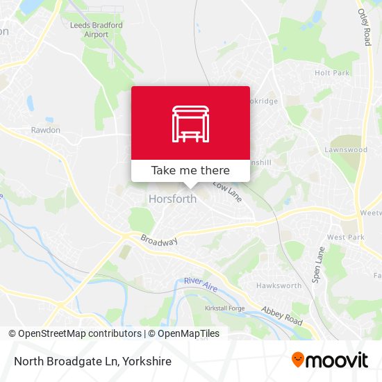 North Broadgate Ln map