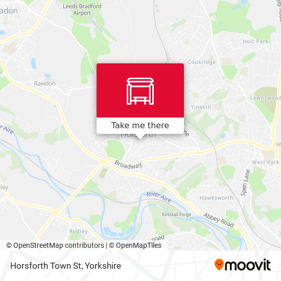 Horsforth Town St map