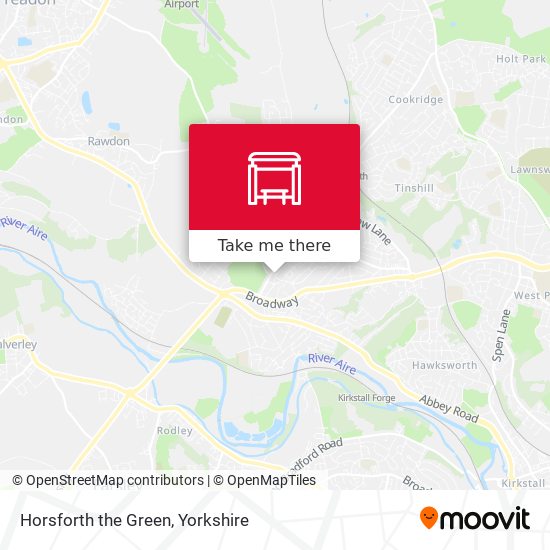 Horsforth the Green map