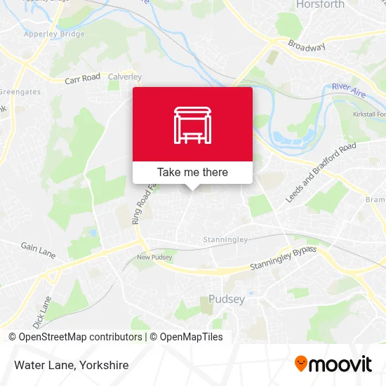Water Lane map