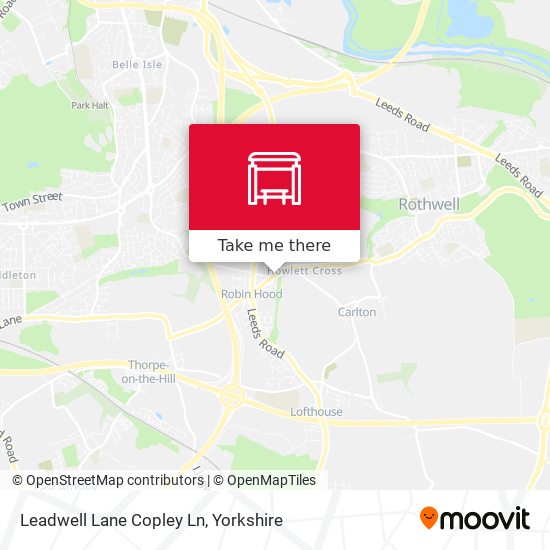 Leadwell Lane Copley Ln map