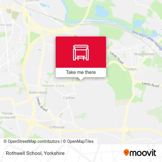 Rothwell School map