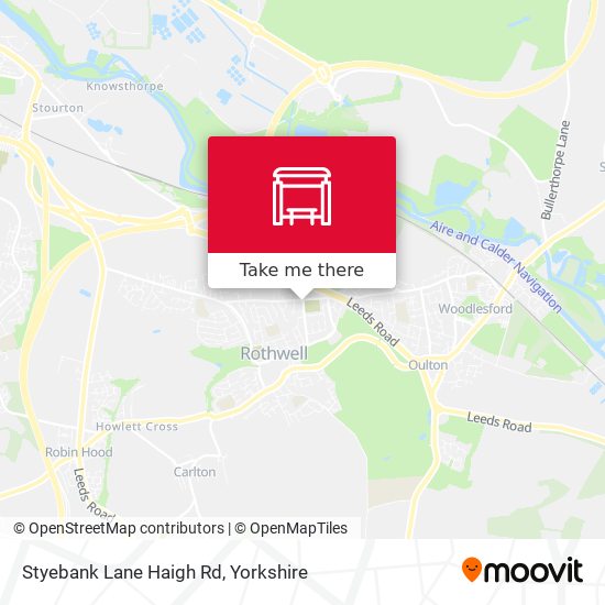 Styebank Lane Haigh Rd map