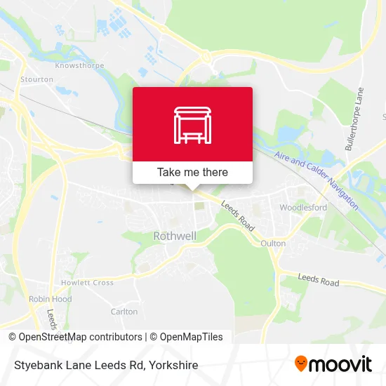 Styebank Lane Leeds Rd map