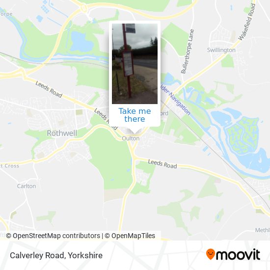 Calverley Road map