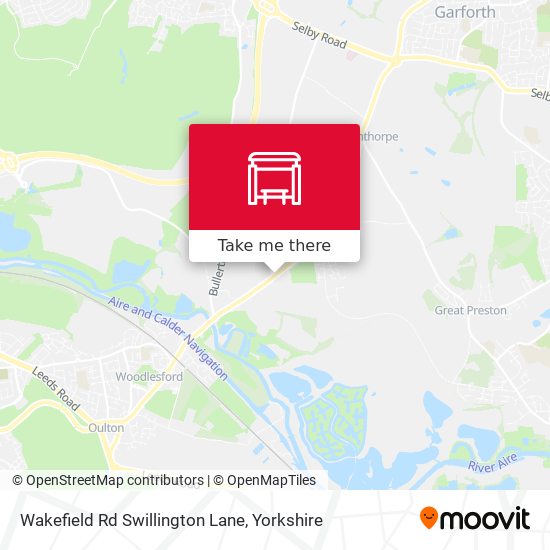 Wakefield Rd Swillington Lane map